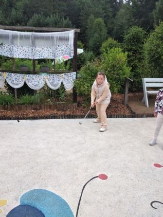 Minigolf na Mapie Kaszub