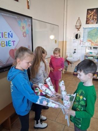 Dzień Kobiet w klasie 1a